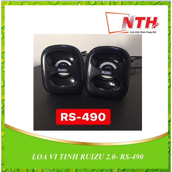 [Mã ELHACE giảm 4% đơn 300K] LOA VI TINH 2.0 RUIZU RS-490