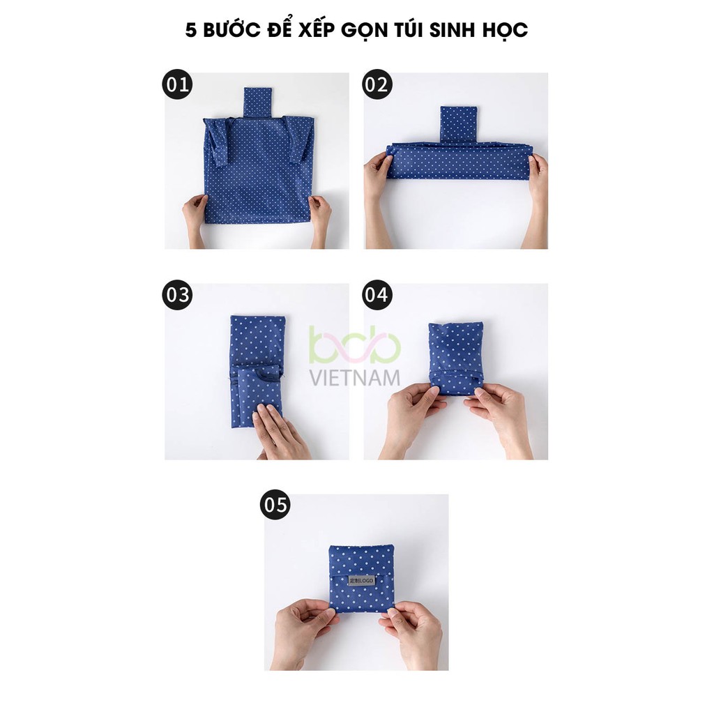 Túi Vải Du Lịch Xếp Gọn 37x55x8cm Siêu Tiện Lợi Phong Cách Nhật LY-011