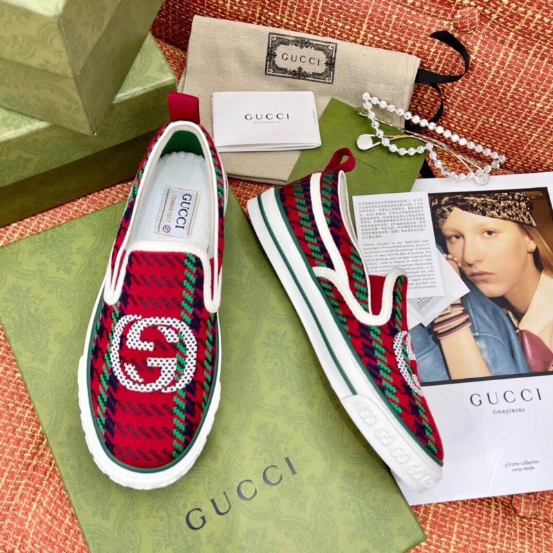 Giày lười nam Gucci GG 2021 cao cấp phong cách cổ điển cá tính