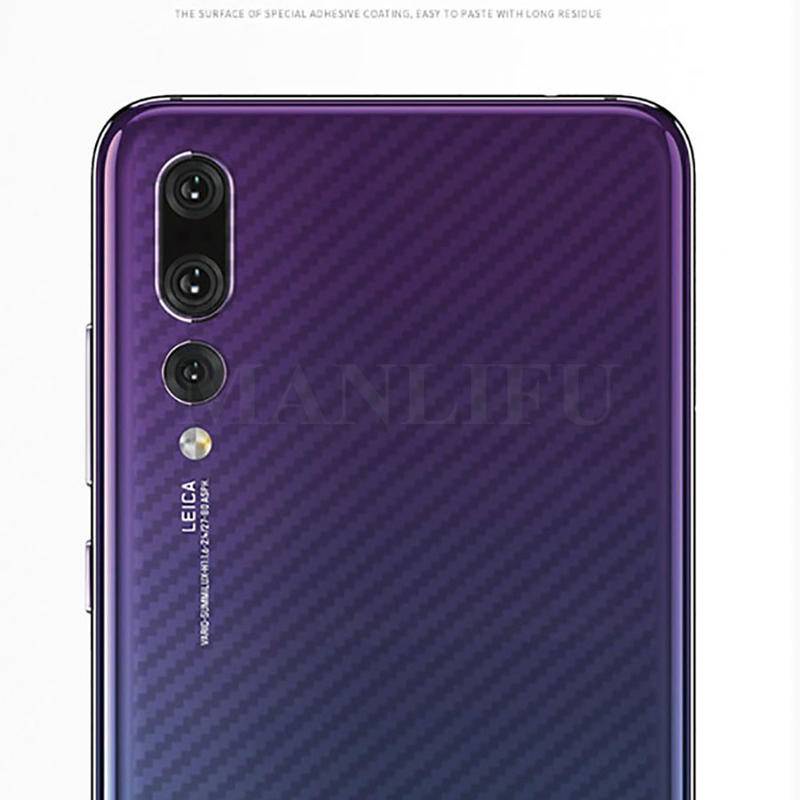 Miếng dán sợi cacbon 3d bảo vệ mặt sau cho Huawei P 9 10 20 30 40 50 Pro Huawei Mate 8 9 10 20 30 40 Pro