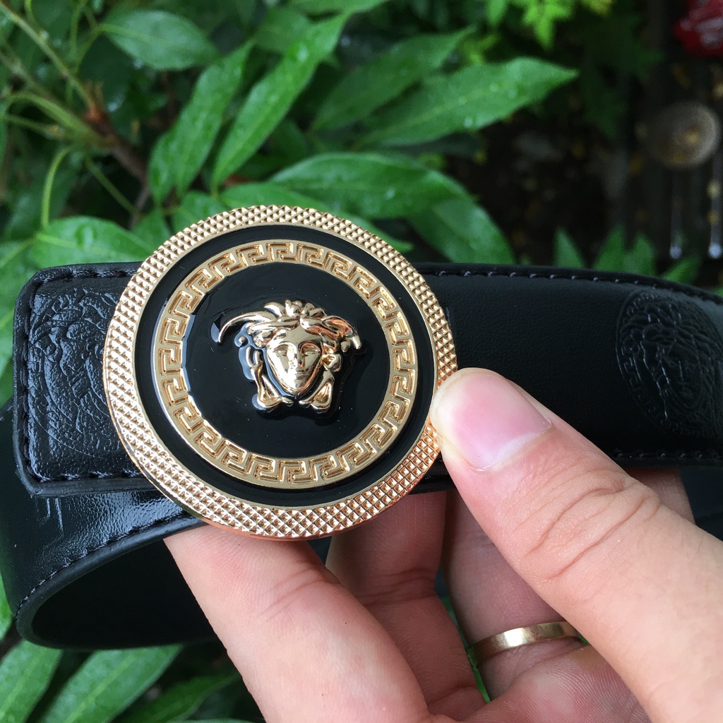 Thắt lưng nam versace, thắt lưng mặt versace, dây nịt nam cao cấp thời trang, VSC001