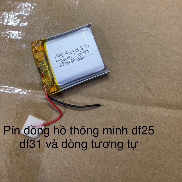 Pin của đồng hồ thông minh DF25 DF31G chuẩn chính hãng