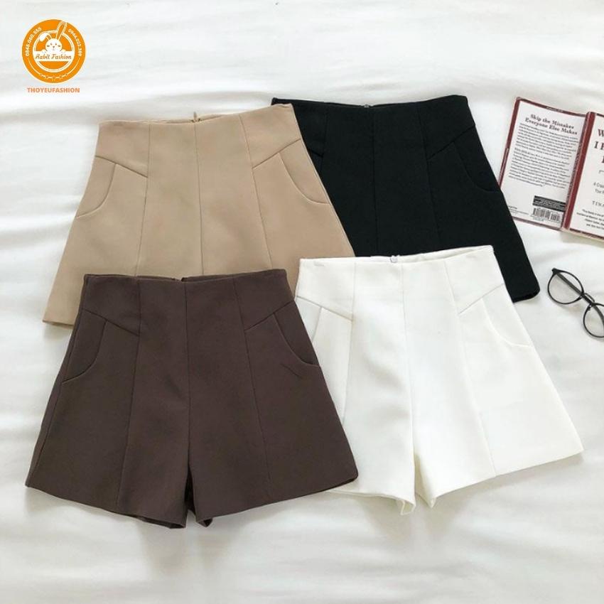 Quần Đùi nữ thiết kế THOTYEUFASHION, Quần Short nữ ống rộng hàng Quảng Châu chất lượng cao 9960