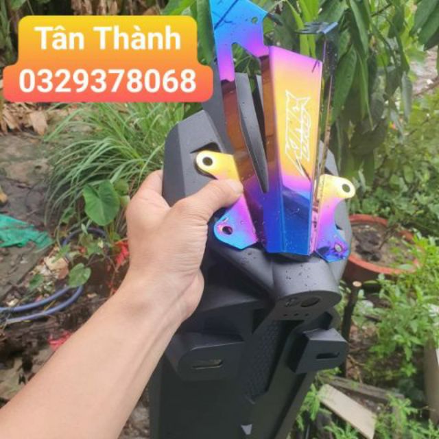 Pat dè sau Ex150, MxKing inox 304 mạ titan KingDrag gắn như ZIN