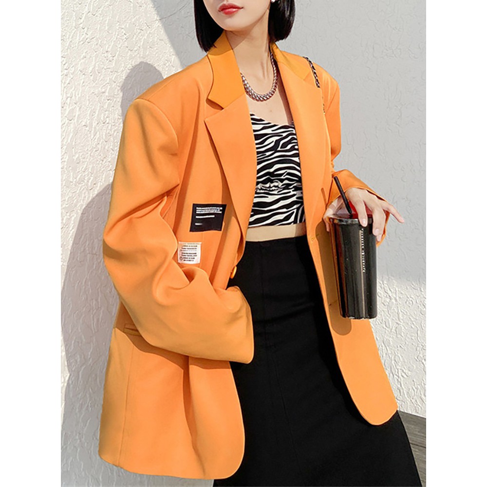 Ảnh thật 3 hình cuối-2W495.Áo blazer streetstyle xuân thu Unisex Hàn Quốc | BigBuy360 - bigbuy360.vn