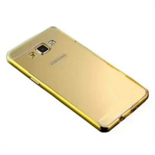 Ốp lưng tráng gương viền kim loại cho samsung A5 2015