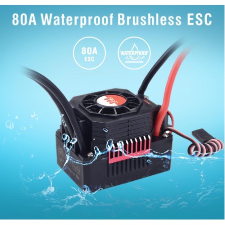 Combo ESC 60A/80A + 3660 brushless  2600KV mô tơ không chổi than Surpass hobby