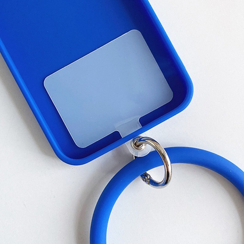 Dây Đeo Tay Bằng Silicon Mềm Chống Thất Lạc Thông Dụng Cho Điện Thoại