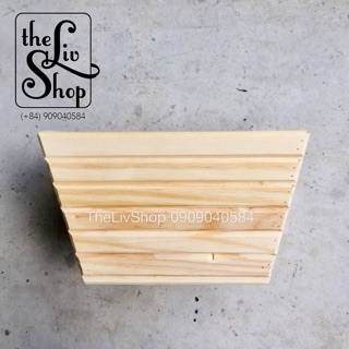 Chậu cây bằng gỗ thông 3 sizes