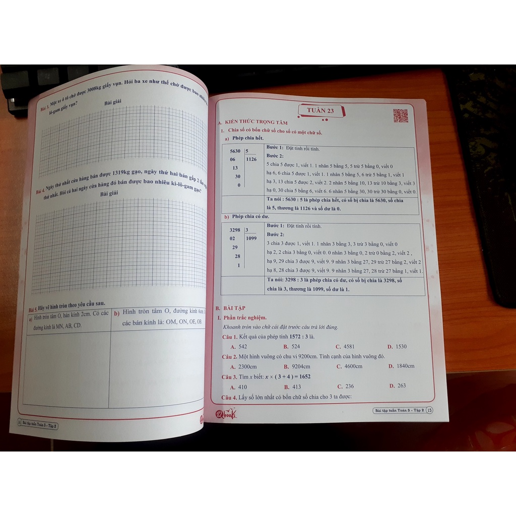 Sách - Bài Tập Tuần Toán 3 - Tập 2