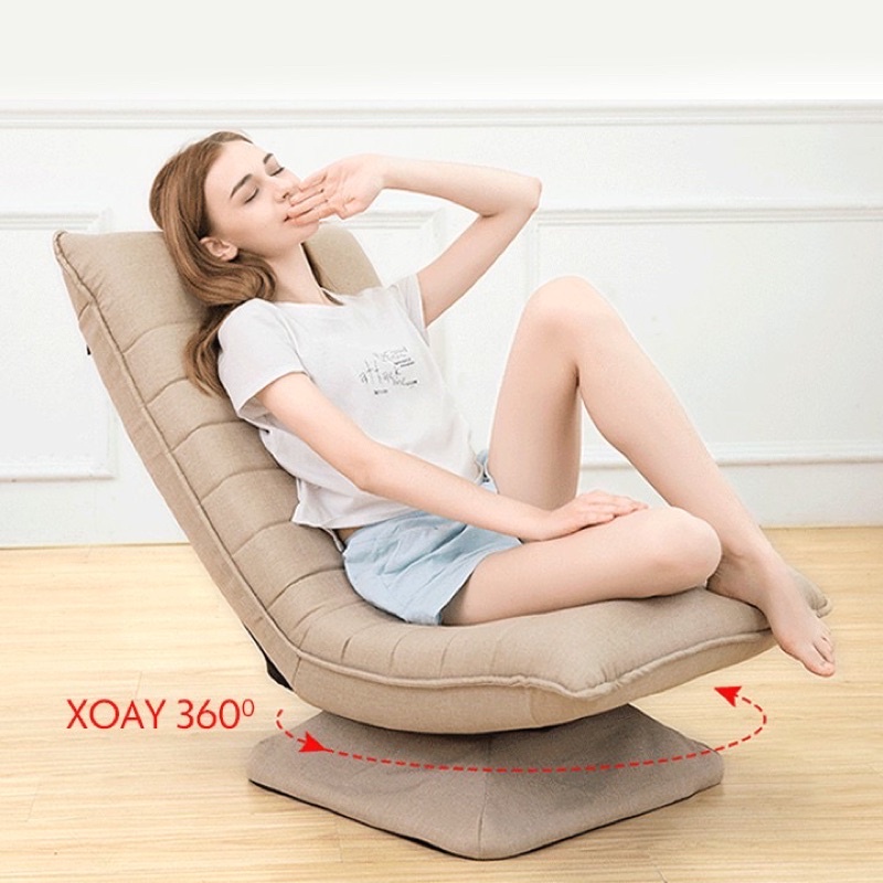 Ghế măt trăng  ⚡RẺ NHẤT SHOPEE⚡ghế xoay 360 độ thư giãn , đọc sách , xem phim , chống mỏi lưng