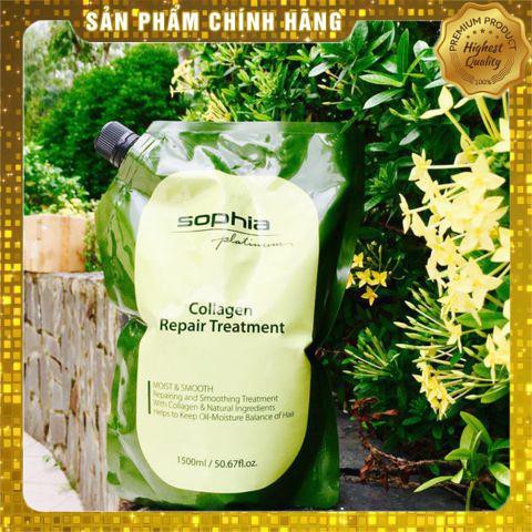 KEM HẤP PHỤC HỒI TÓC COLLAGEN SOPHIA 1500ML