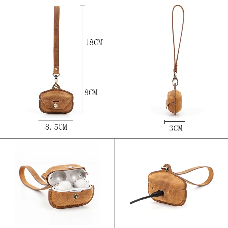 Vỏ Da Bảo Vệ Hộp Sạc Tai nghe không dây Sony Wf-1000xm4