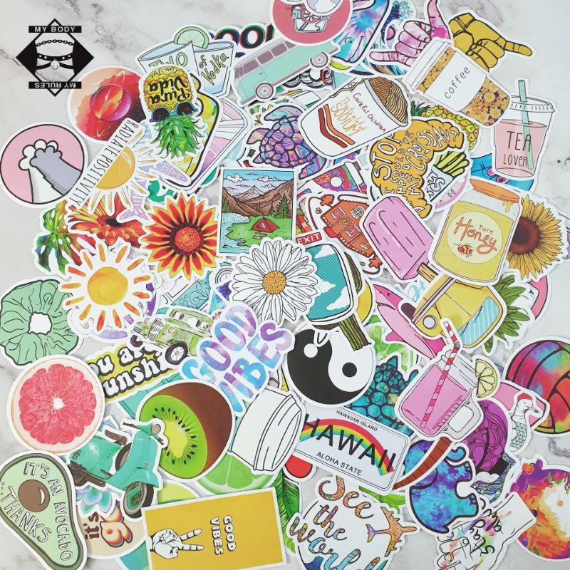 Bộ hình dán/sticker/decal 027.