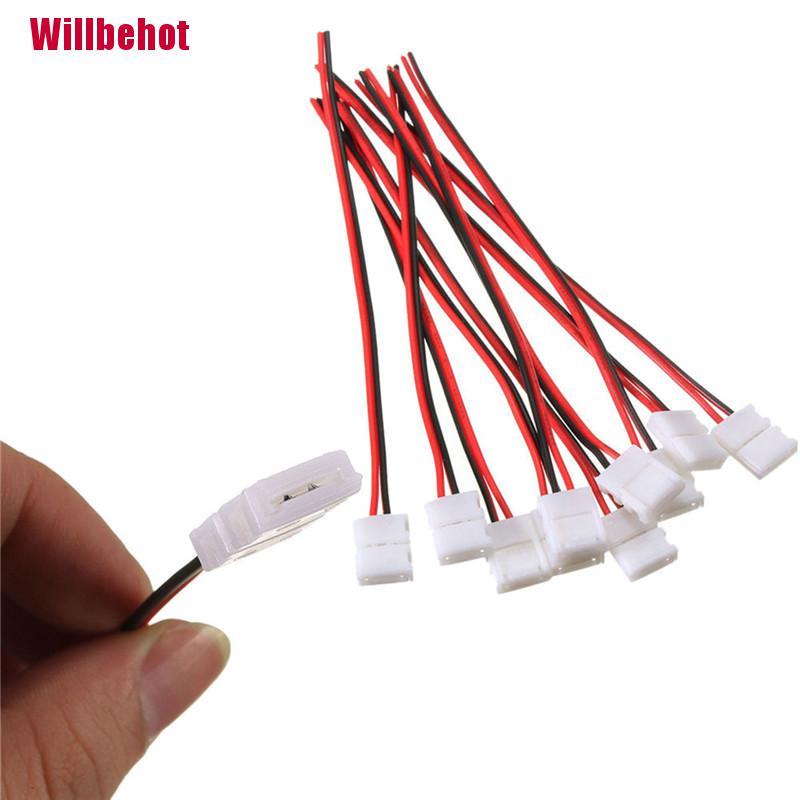 Set 10 đầu nối dây đèn led 2 Pin 3528/5050 màu sắc tiện dụng