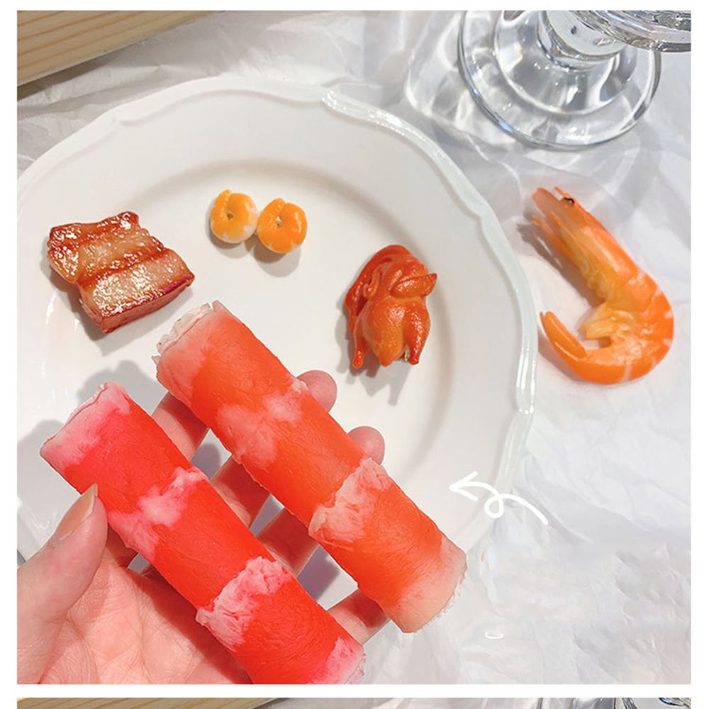 Kẹp tóc trang trí thịt nướng bbq 3D ngộ nghĩnh dễ thương