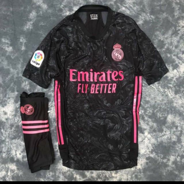 Áo bóng đá Real sân khách 2021( thun Thái)