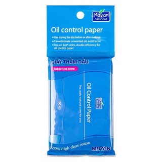 [For Mom] Set 100 giấy thấm dầu Mayan Oil Control Hàn Quốc