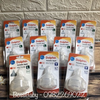Núm ty siêu mềm cổ rộng Dolphin