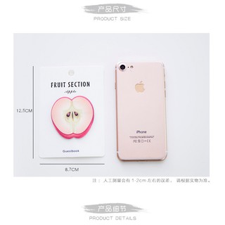 NOTE HOA QUẢ XINH XẮN