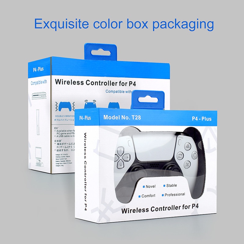 Tay CầM ĐiềU KhiểN Bluetooth Không Dây Cho PS4 Có Mô Tơ Rung NFC