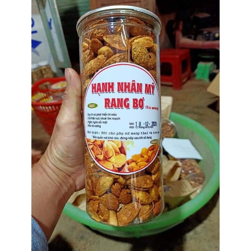 500G HẠNH NHÂN RANG BƠ MỸ
