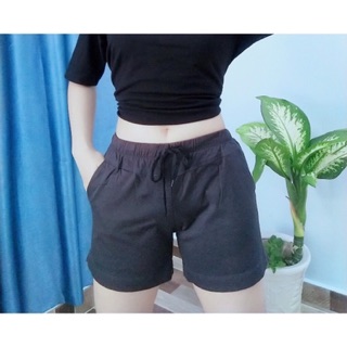Quần short co giãn lưng thun có big size