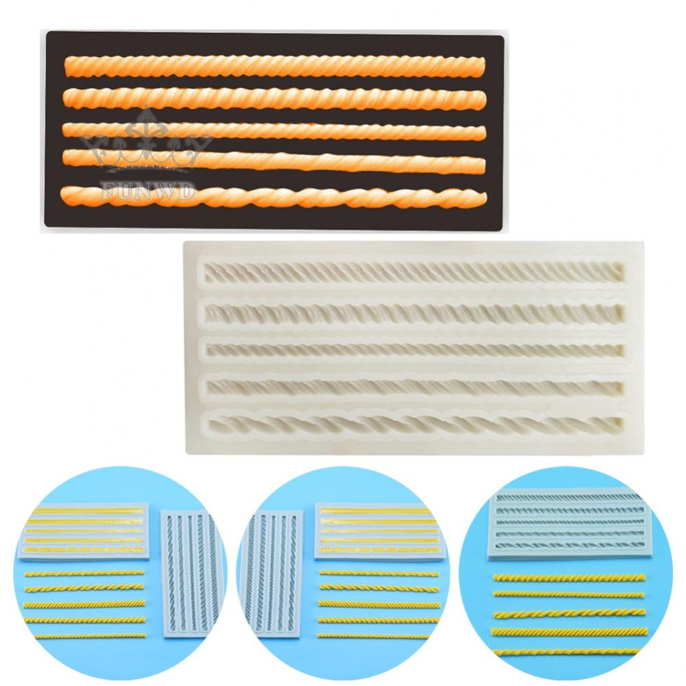 【FUNWD】Cake Mould Kitchen Tool Silicone Sugarcraft Tool Accessory Assembly Decor