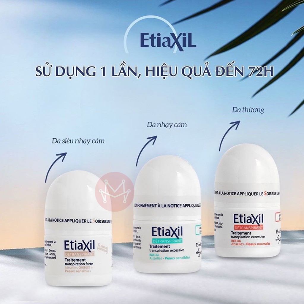 Lăn nách Etiaxil Pháp 15ml, khử mùi hôi nách tuyệt đối chỉ sau 14 ngày