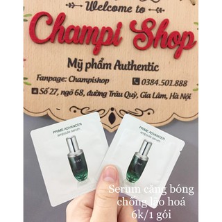 Combo 10 gói serum ohui prime advancer ampoule cream _ gói dùng thử
