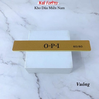 Lốc 10 Dũa Móng Tay OPI Da Bò Dũa Phá Bột Độ Nhám 80/80