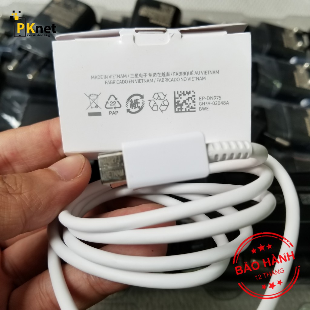 Cáp sạc 5A Samsung CHÍNH HÃNG [dùng cho Note 10 Plus, S20 Ultra, S22 Plus, S22 Ultra, Tab S7 Series, Tab S8 Series]