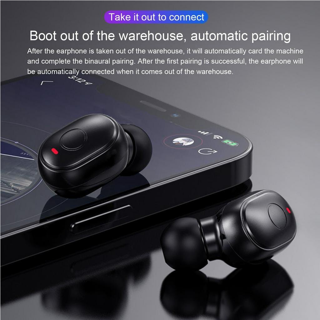 Tai Nghe Nhét Tai Bluetooth 5.0 Không Dây Mini Giảm Tiếng Ồn Tg911 Tws Điện Thoại