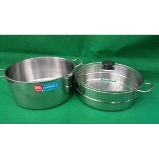 Xửng hấp 28cm inox hàng đông á khuyến mại nuti food