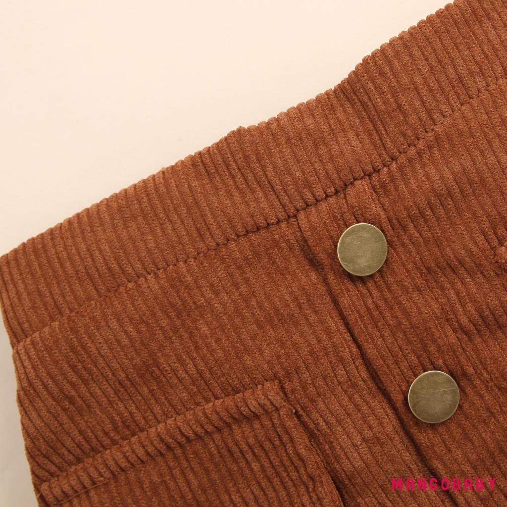 Set Áo Trễ Vai Tay Dài 2 Dây + Chân Váy Thời Trang Mùa Hè Cho Bé Gái