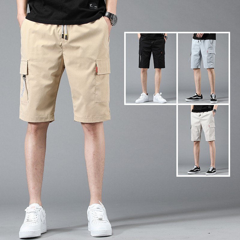 Mới Quần Short Kaki Nam Màu Đen Size 27-38