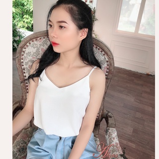 Áo 2 dây đũi lụa cao cấp giáng thụng dễ mix đồ