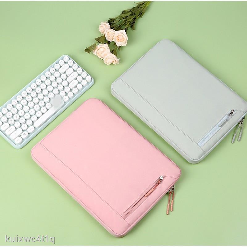 nhập khẩu Túi Đựng Laptop 13 14 15 Inch Màu Trơn Phong Cách Retro Độc Đáo Cho Macbook Air Pro Ratina Xiaomi Hp Dell Acer