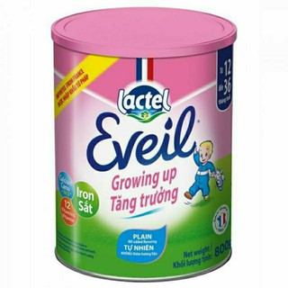 4 lọ sữa eveil 800g hạn 9/2021 của pháp