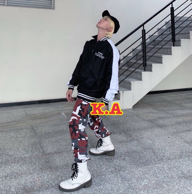 Áo khoác bomber chữ hàn quốc unisex nam nữ hình thật kèm video SALE | BigBuy360 - bigbuy360.vn