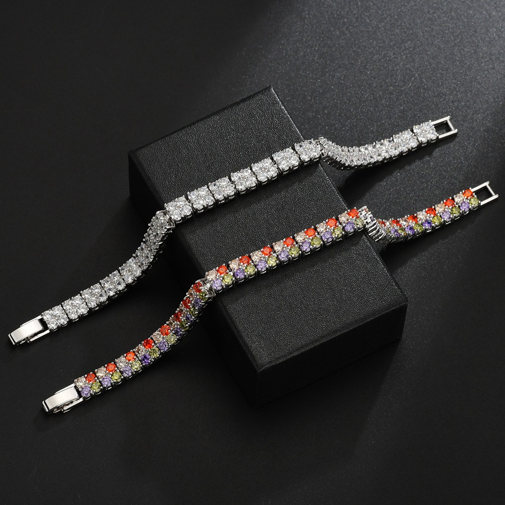 5259 Fashion Zircon Women 's Bracelet 6.5mm X 17cm