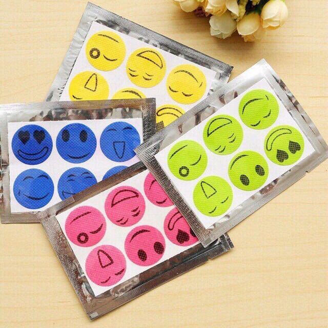 combo 5 vỉ dán chống muỗi đốt cho bé