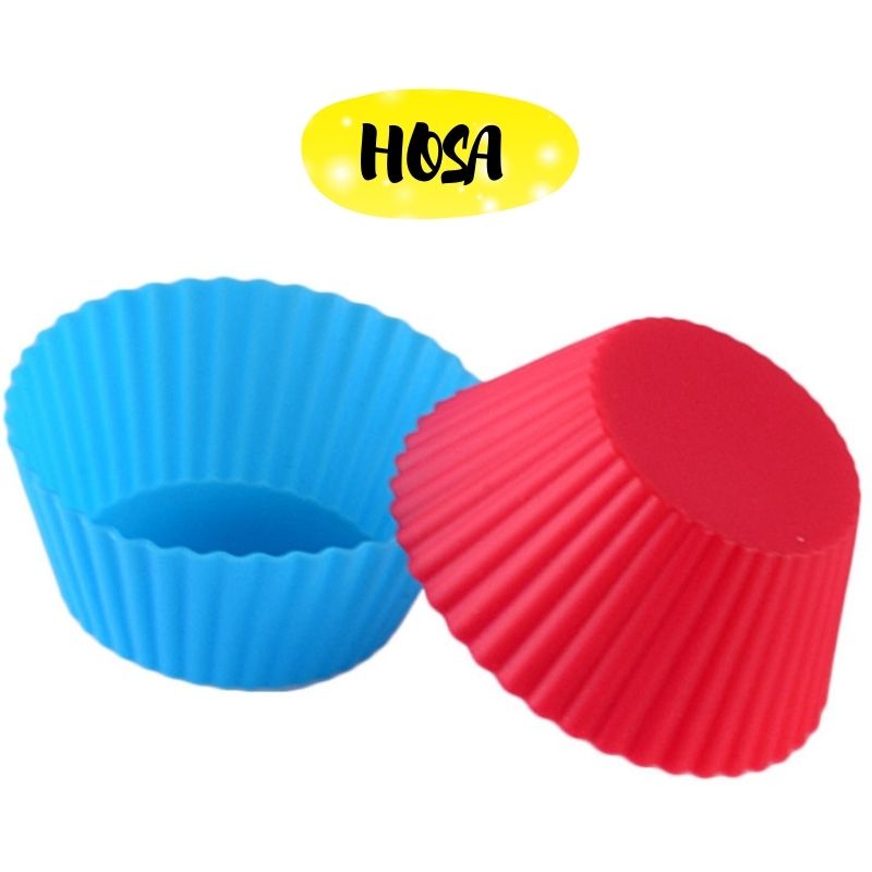 KHUÔN BÁNH MUFFIN SILICONE, LÀM BÁNH CUPCAKE, LOẠI DÀY 7GRAM