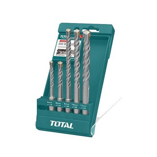 Bộ Mũi Khoan Bê Tông Đầu Gài SDS 5 Chi Tiết Total TAC190501 [chính hãng]
