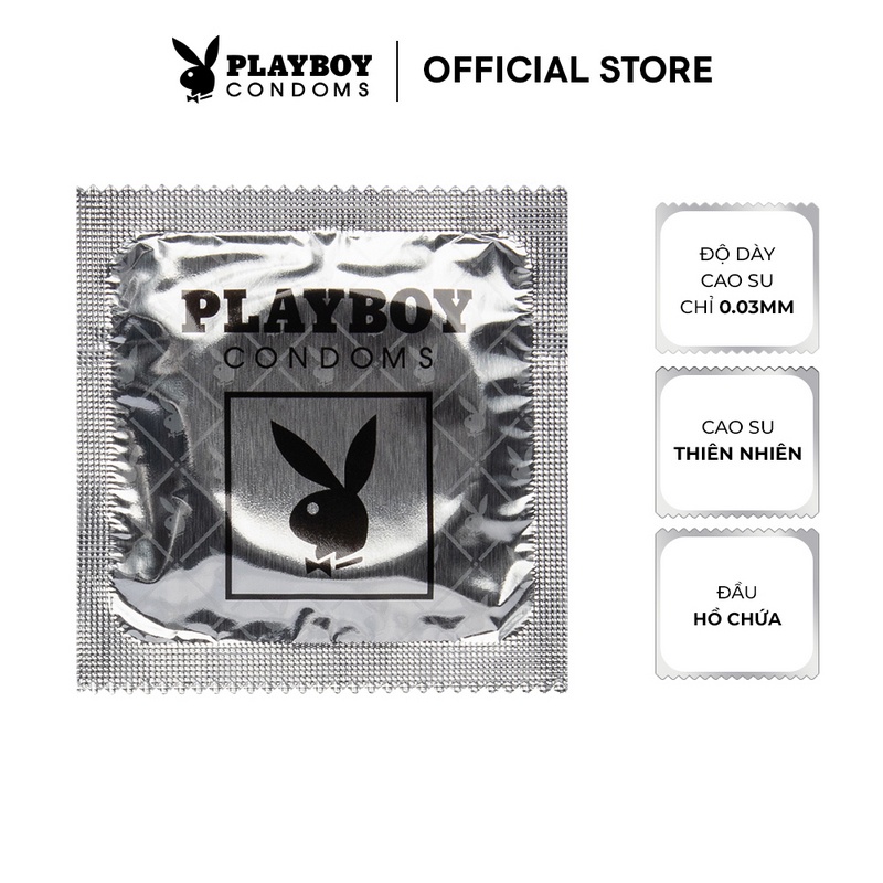 [Mã BMBAU50 giảm 7% đơn 99K] Bộ 2 Bao Cao Su PLAYBOY 003 Micro-Thin hộp 12 cái