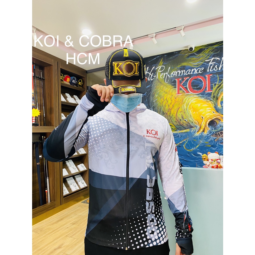 Áo Khoác KOI KING TRẮNG ĐEN