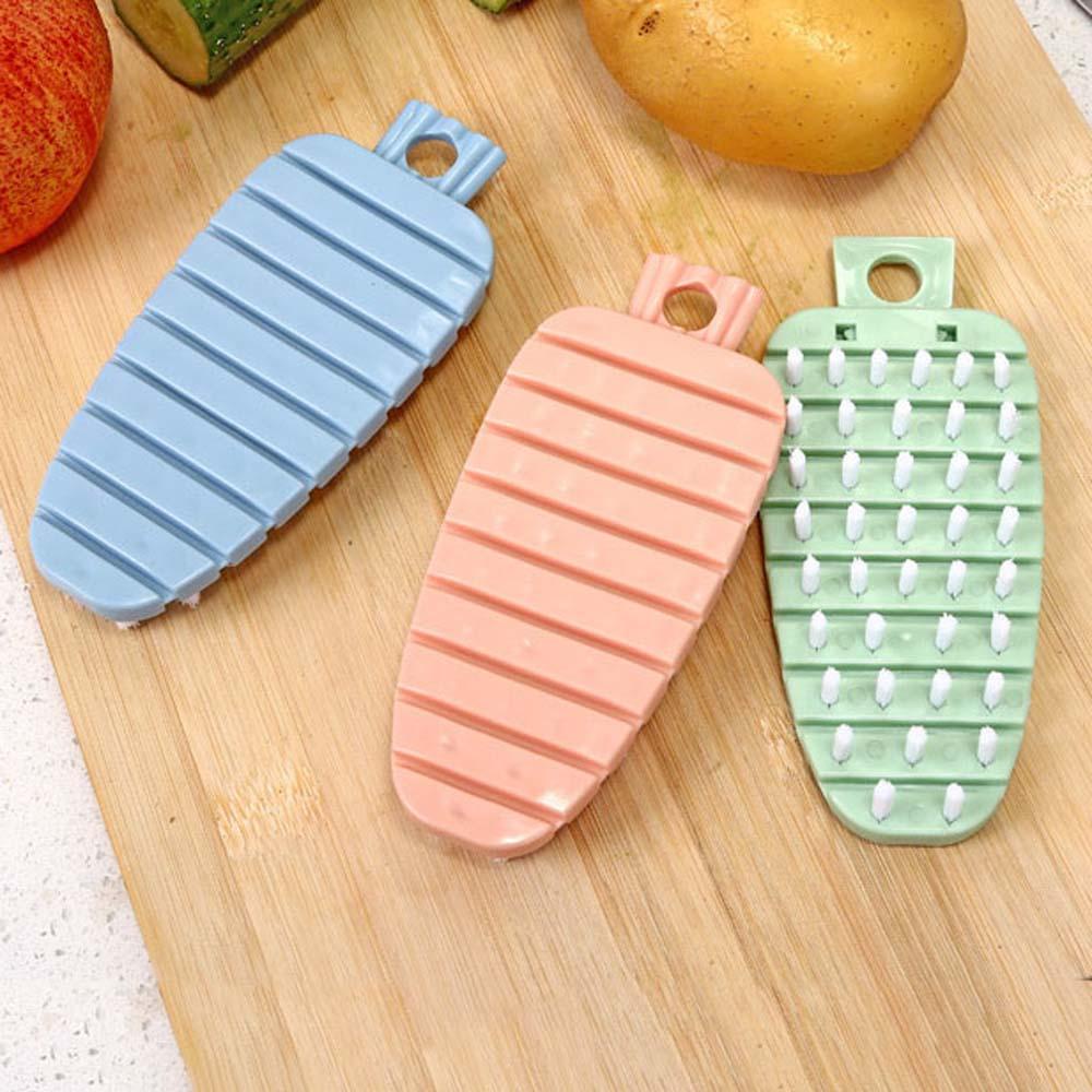 YIYU Bàn Chải Cầm Tay Vệ Sinh Khoai Tây Rau Củ Quả Dạng Treo Tiện Dụng Cho Gia Đình