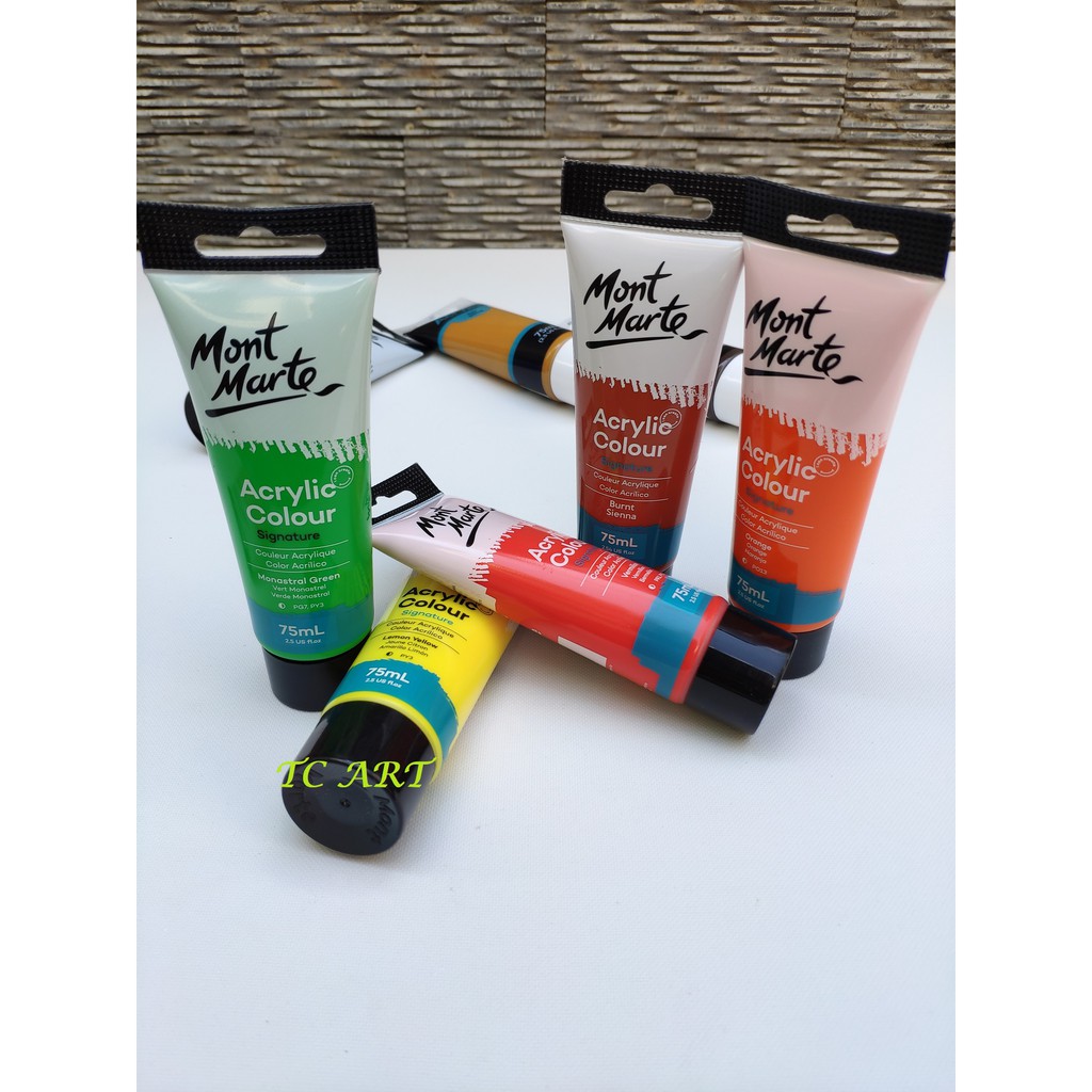 Màu Acrylic Studio Mont Marte Dạng Tuýp 75ml