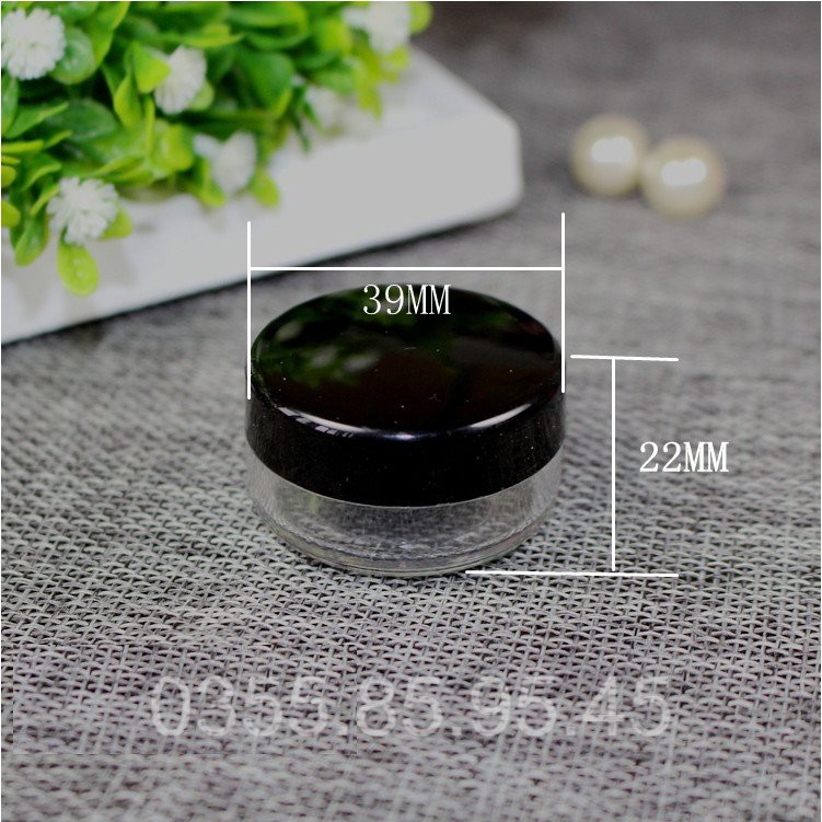 Hũ nhựa tròn XỊN 10g 15g 20g chiết mỹ phẩm - Hủ tròn mỹ phẩm du lịch