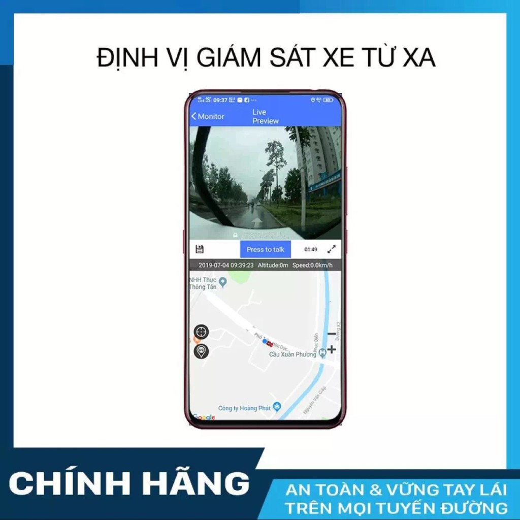 Camera Hành Trình Ô Tô A8 Carcam Android 4G WiFi - Định Vị Giám Sát Từ Xa - Ghi Hình Cùng Lúc Trước & Sau